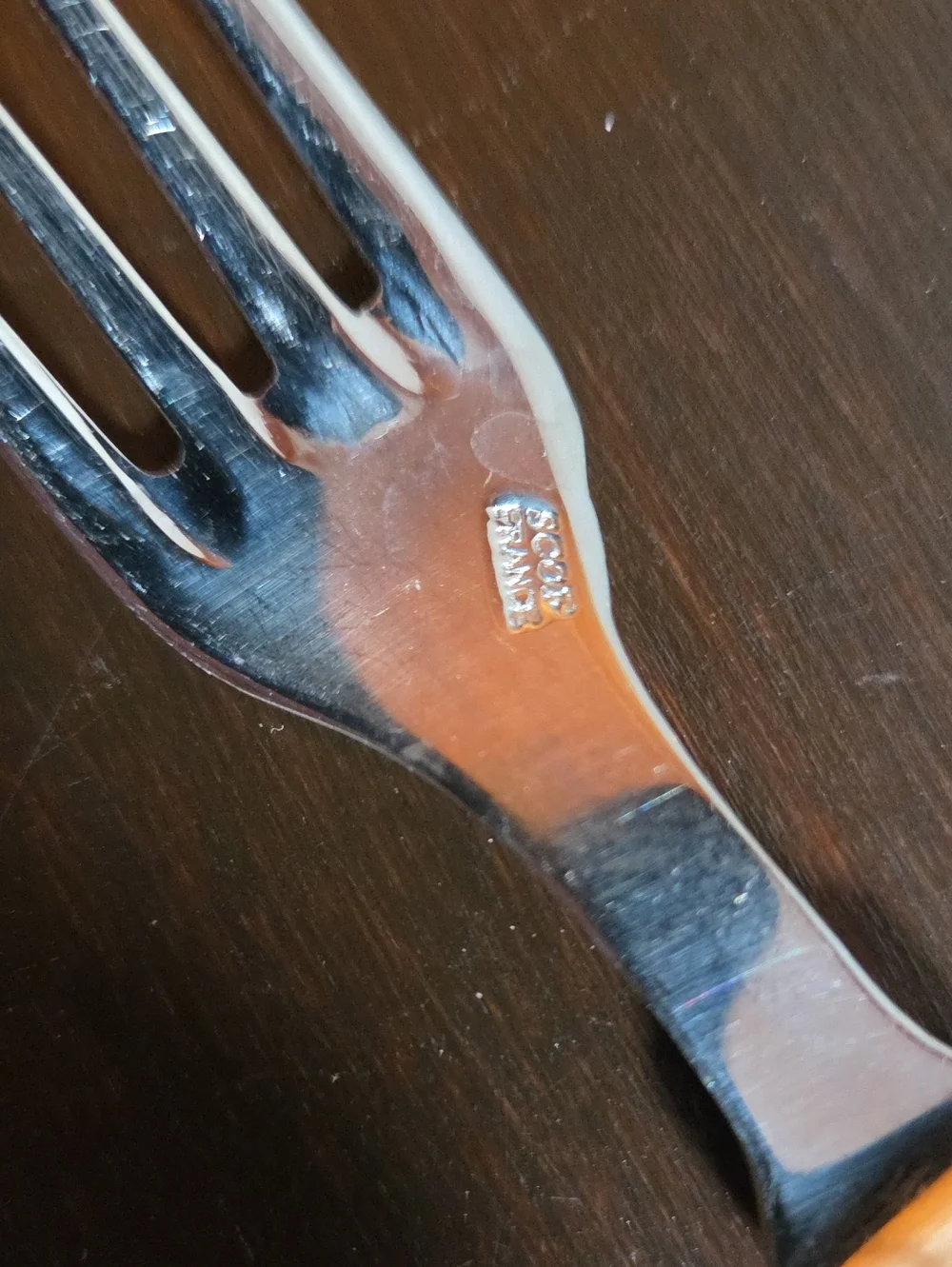 SCOF France Pompadour Pattern Luxury Cutlery Dinner Fork & Salad Fork
